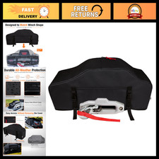 Waterproof Winch Cover With Zipper For 8000-13500 Lb Electric Winches - Durable