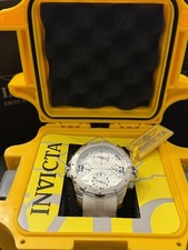 INVICTA Coalition Forces Sniper 50mm Stainless Steel 50217 w/ Traveling Case NEW