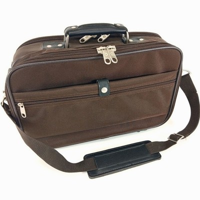 Samsonite Carry On Overnight Weekend Bag Briefcase Style Laptop Carry Brown