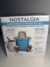 Nostalgia 4 Quart Electric Ice CreamMaker - Brand New Sealed!