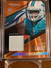 * Star Jarvis Landry 2014 Prestige JL Prime RC Patch /25 *