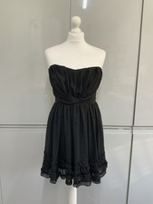 Yumi Ladies Dress Size 10 Black Strapless Party Evening See Description