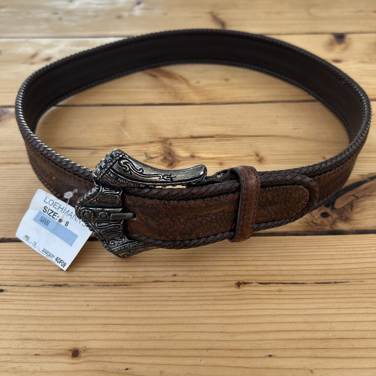Nanni Milano Made in Italy Brown woven‎ 80/32 belt. Artzy. Boho. Cottagecore NANNI Brown Belts for Women for sale | eBay main image 4