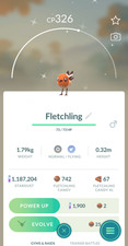 Shiny Fletchling Pokemon Go