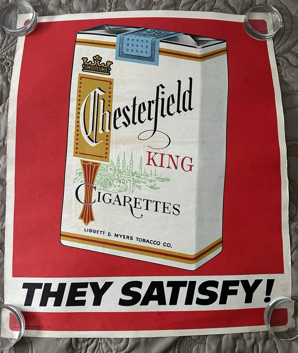 chesterfield kings cigarettes Chesterfield Collectible Tobacco Cigarettes for sale