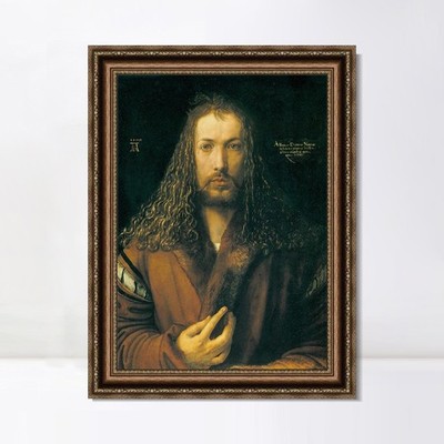 Framed Print Art Self Portrait at The Age of Twenty Eight 1500 by Albrecht Dürer