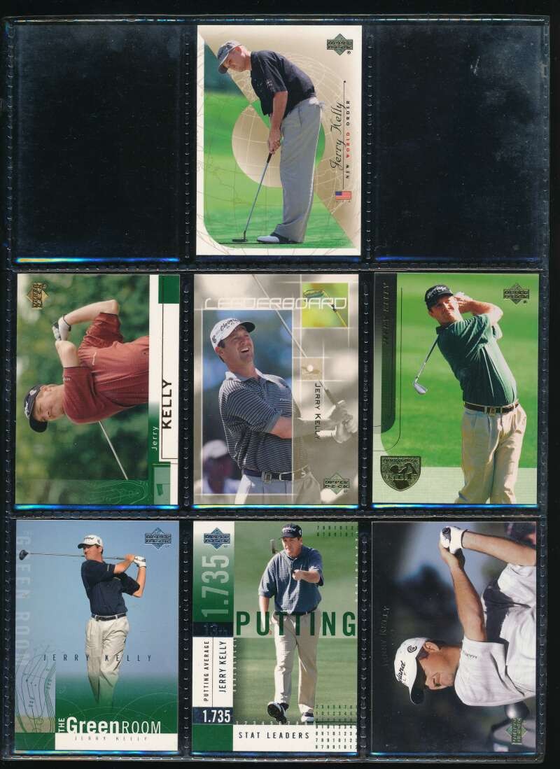 Lot (7) 2003 Upper Deck Jerry Kelly #66 81 19 40 12 GR20 SL16 (GK137)