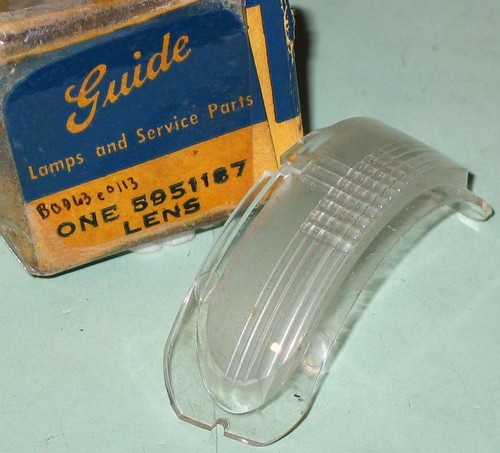 1960-1966 Chevrolet Stepside Pickup NOS license outlook lens 5951187 - Picture 4 of 5
