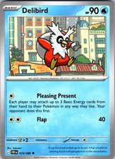 DELIBIRD 018/086 UNCOMMON CHAOS RISING POKEMON NEAR MINT