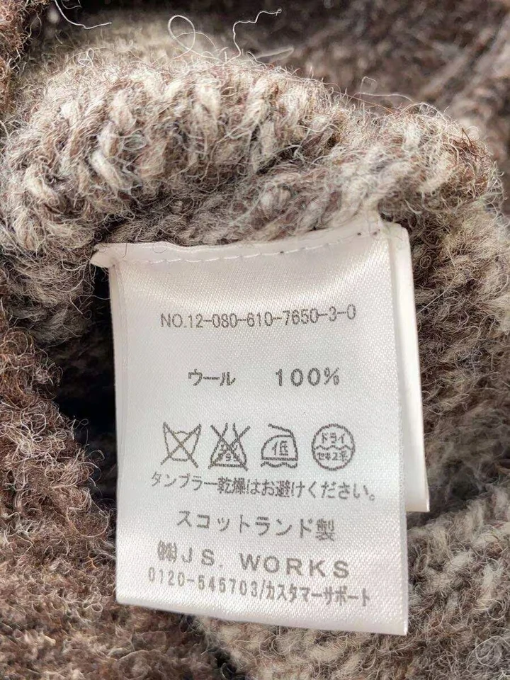 Suéter James Charlotte Tejido Ligero Marrón Rayas Lana, 100% Lana Foto 4 de 4