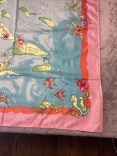 Vintage Polo Ralph Lauren Cotton Silk Bahamas Scarf 31"x30" Hand Rolled Japan