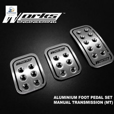 Works Engineering T7 Aluminum Racing Pedal Pad Kit Manual Car Foot Pedals Works Engineering T7 Aluminum Racing Pedal Pad Kit Manual Car Foot Pedals