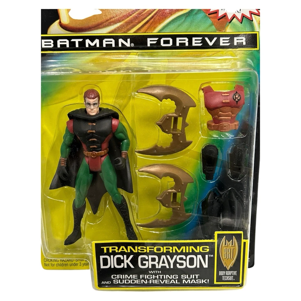 BATMAN FOREVER Action Figures Lot Of 5 Two Face Batman 1995 Kenner DC Comics New - Image 4 of 4