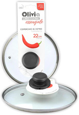 Glasdeckel für Pfanne oder Kochtopf – 16/18 / 20/22 / 24/26 / 28/30 cm – Transpa