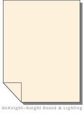 Lee Filters 443 Quarter CT Straw Lighting Gel Sheet