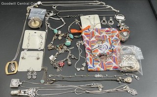 Brighton Silver Plated Assorted Fashion Jewelry Lot