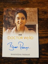 Bhavnisha Parmar as Sonya DOCTOR WHO Series 11 & 12 Autograph Card full bleed Sp