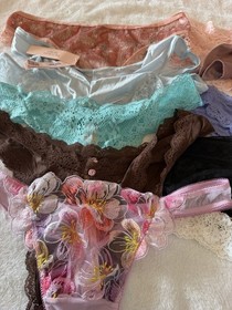 new nwt Victoria's Secret medium LOT 10 panties bikini thong brazilian cheeky