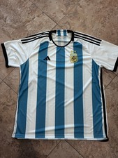 Adidas Argentina 2022 Home Jersey 2-Star AFA Mens 2XL Slim Fit AEROREADY