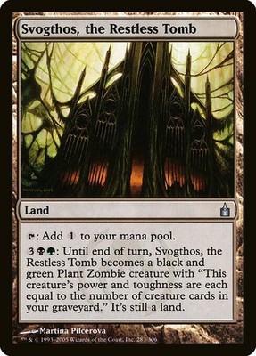 Svogthos, the Restless Tomb NonFoil Ravnica: City of Guilds 283 NM MTG