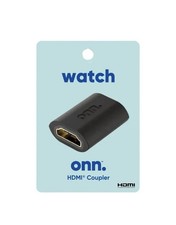 2 Pack Watch ONN HDMI Coupler Connects 2 HDMI cables together New