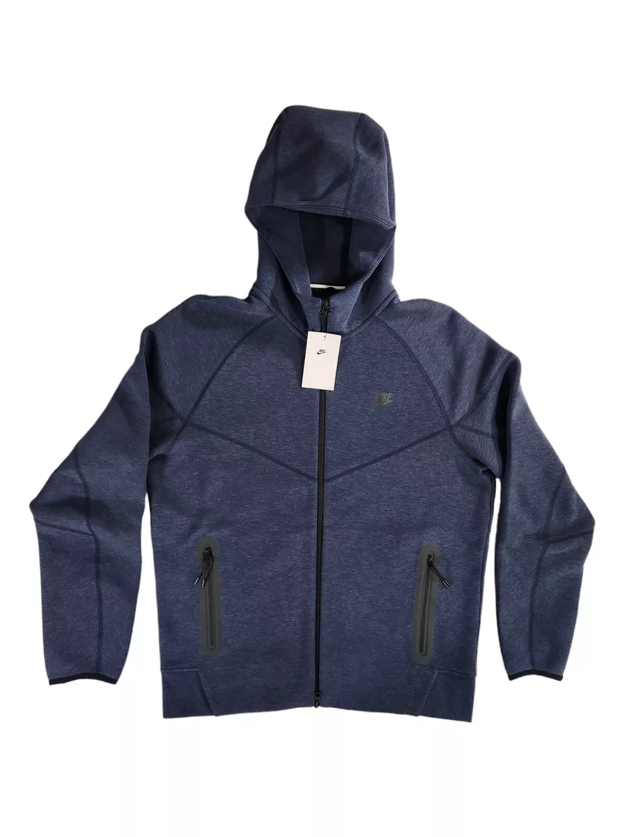 Nike Tech Fleece Windrunner Full Zip Hoodie FB7921 473 Obsidian