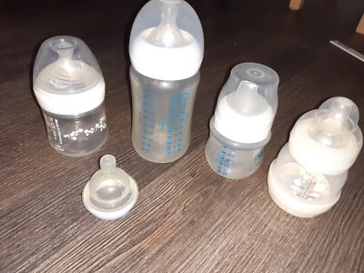 4x Babyflaschen Nuckelflaschen Flaschen Mam Nuk Avent Baby