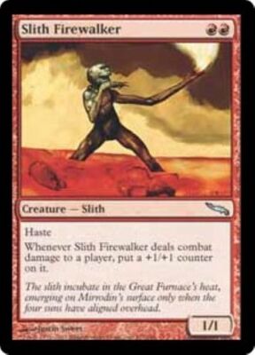 MTG Mirrodin - Slith Firewalker (x4) NM