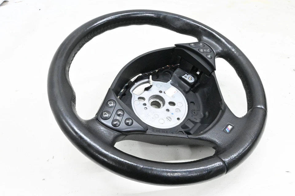 ⭐ 96-03 Volante de couro esportivo BMW E38 5/7 Series M fabricante de equipamento original - Imagem 3 de 4