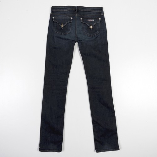 Hudson CARLY STRAIGHT Jeans USA Dark Wash Shade E Womens Tag 27 Inseam 33 - Picture 5 of 12
