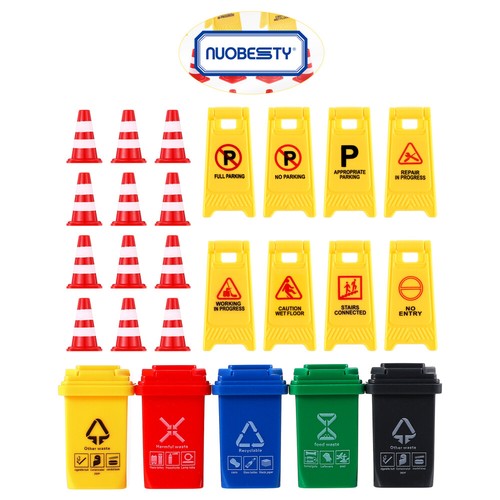 25 Pcs Verkehrskognitives Spielzeug liquidation Baby Road Spielzeug-Stoppschild