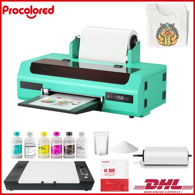 Procolored A3+ L1800 DTF Printer Roller Transfer Flatbed Printer for Textile DIY
