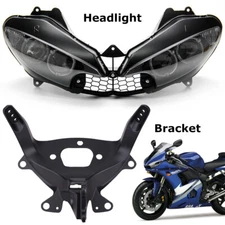 Front Headlight+Upper Fairing Stay Bracket For Yamaha YZF R6 03-05 YZF R6S 06-09