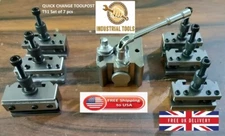 T51 Quick Change Tool Post- Boxford, Warco & Similar Size Center 125-150mm 7pcs