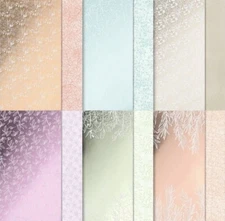 Stampin Up * SPLENDID DAY * DSP, 24 sheets of 6x6 Paper, BEAUTIFUL FOILS, RARE!