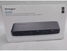 NEW IN BOX KENSINGTON THUNDERBOLT 3  USB-C DUAL 4K DOCKING STATION SD2480T DOCK