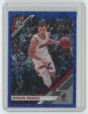 2019-20 Donruss Optic Goran Dragic Blue Velocity .  Miami Heat #1
