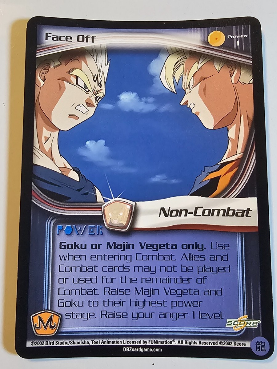 Face Off 2002 Score Limited Dragon Ball Z DBZ TCG Preview #1 | eBay