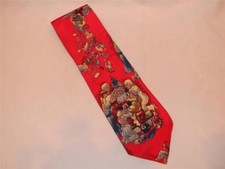 Ugly & AWESOME CHRISTMAS sit on SANTA'S LAP TIE silk WEMBLEY 4 sweater party!