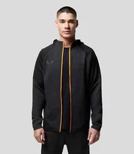 NEW McLaren F1 Men's Team Dual Brand Full Zip Hoodie Black Small size