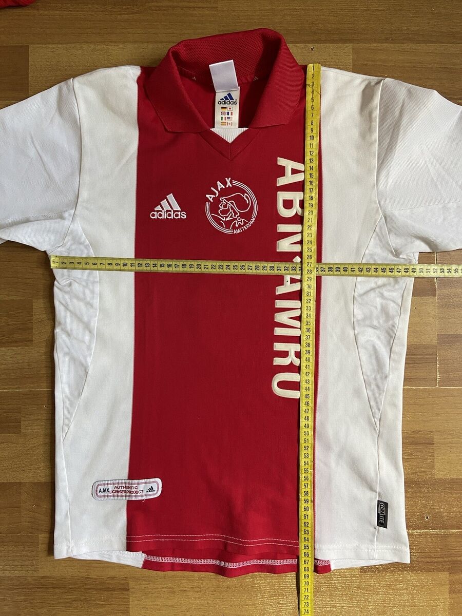 AJAX AMSTERDAM 2000 2001 HOME FOOTBALL SHIRT SOCCER JERSEY AJAX AMSTERDAM 2000 2001 HOME FOOTBALL SHIRT SOCCER JERSEY