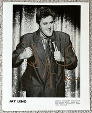 Jay Leno Signed In Person 8x10 Promo Press Photo - Authentic, RARE, Tonight Show