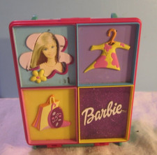 Vintage Barbie SMALL PETITE ACCESSORY BLUE fashion Case 5"