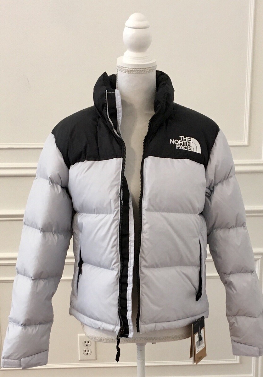 THE NORTH FACE Women 96 Retro Nuptse Jacket Coat Periwinkle Size L