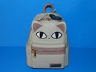 New with Tags Loungefly Cat Eyes Mini Backpack Purse Pink Heart Logo Retired