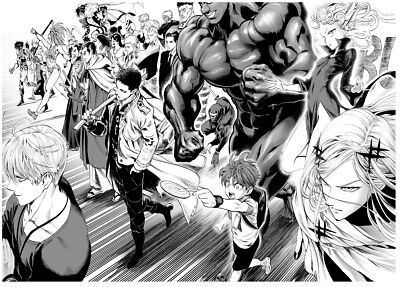 Anime Yusuke Murata Digital Art Group Of People  Gaming Mat Desk 8568