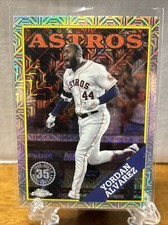 2023 Topps Series 1 Yordan Alvarez Mojo Refractor 1988 T88C-82 Houston Astros