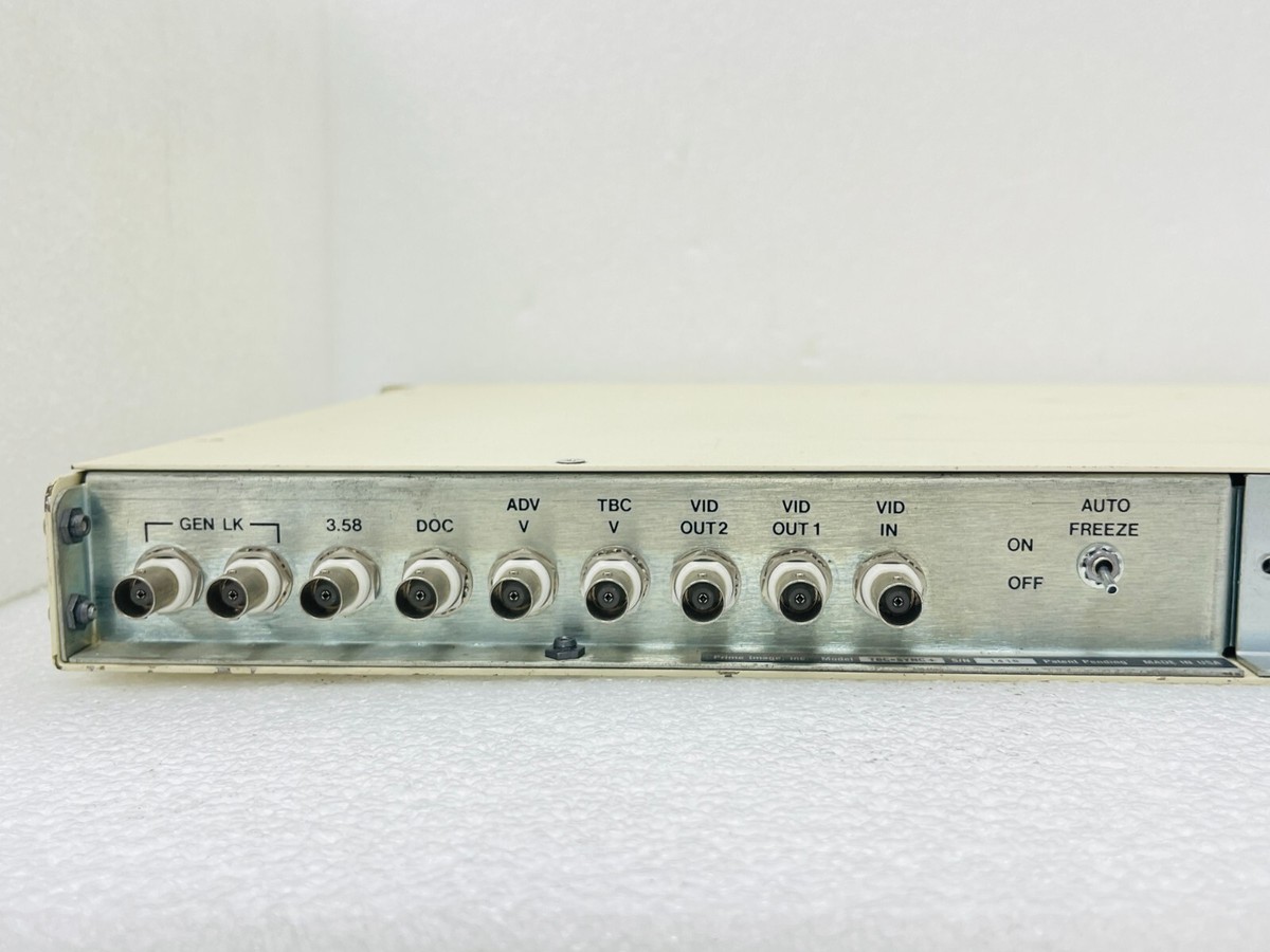 FOR PARTS - Prime Image TBC / Freeze, TBC SYNC+, Video Processor W