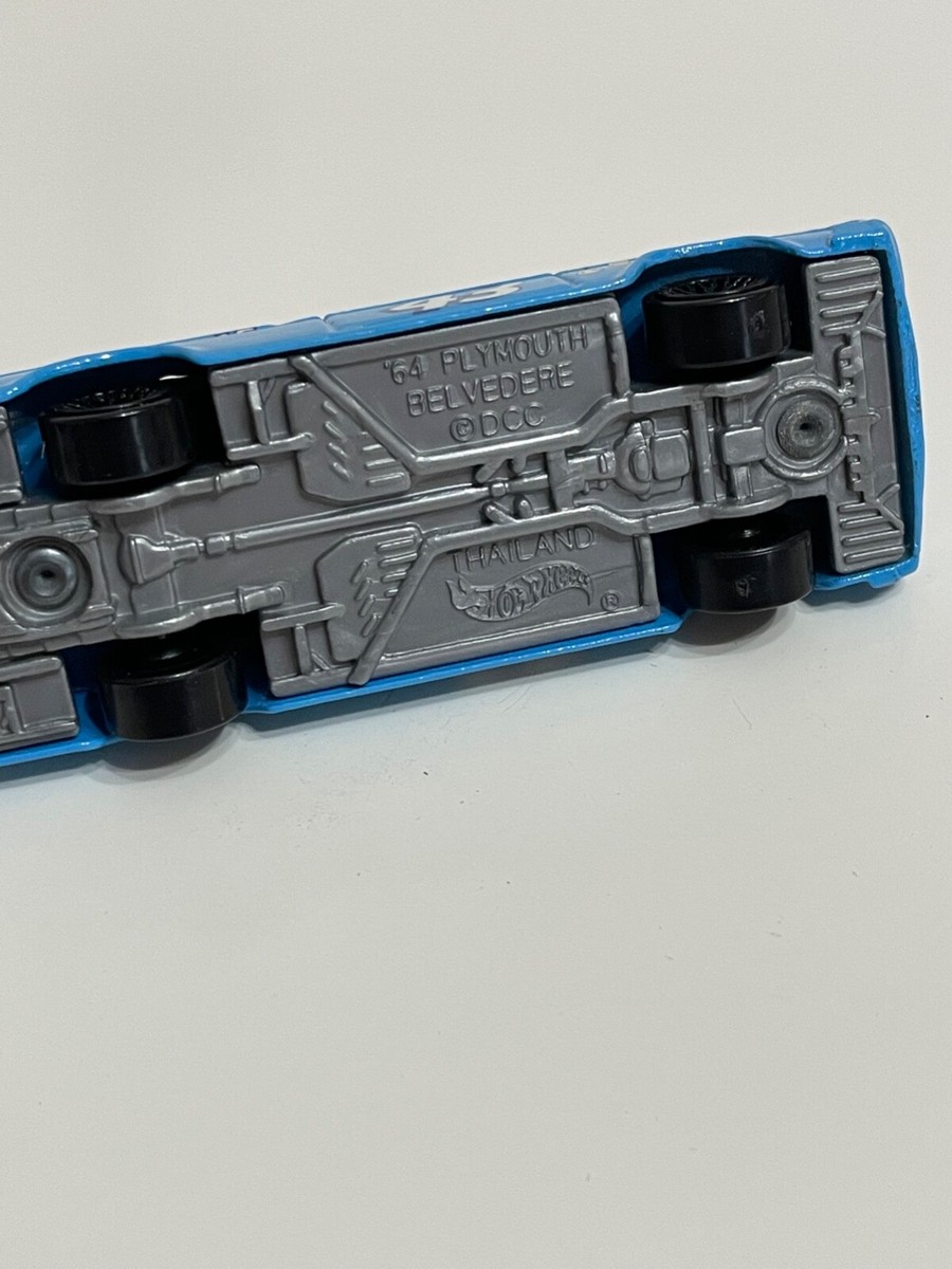 Hot Wheels Mattel 1964 Plymouth #43 Richard Petty Race Car Blue