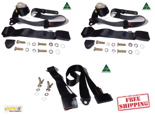Seat Belt Kit To Suit Toyota Landcruiser FJ45 Ute Bench - Brand New Australian
